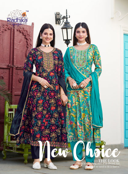 Anarkali Vol 6 Radhika Lifestyle Reyon Readymade Pant Style Suits Supplier