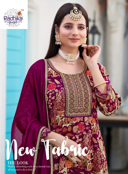 Anarkali Vol 6 Radhika Lifestyle Reyon Readymade Pant Style Suits Supplier