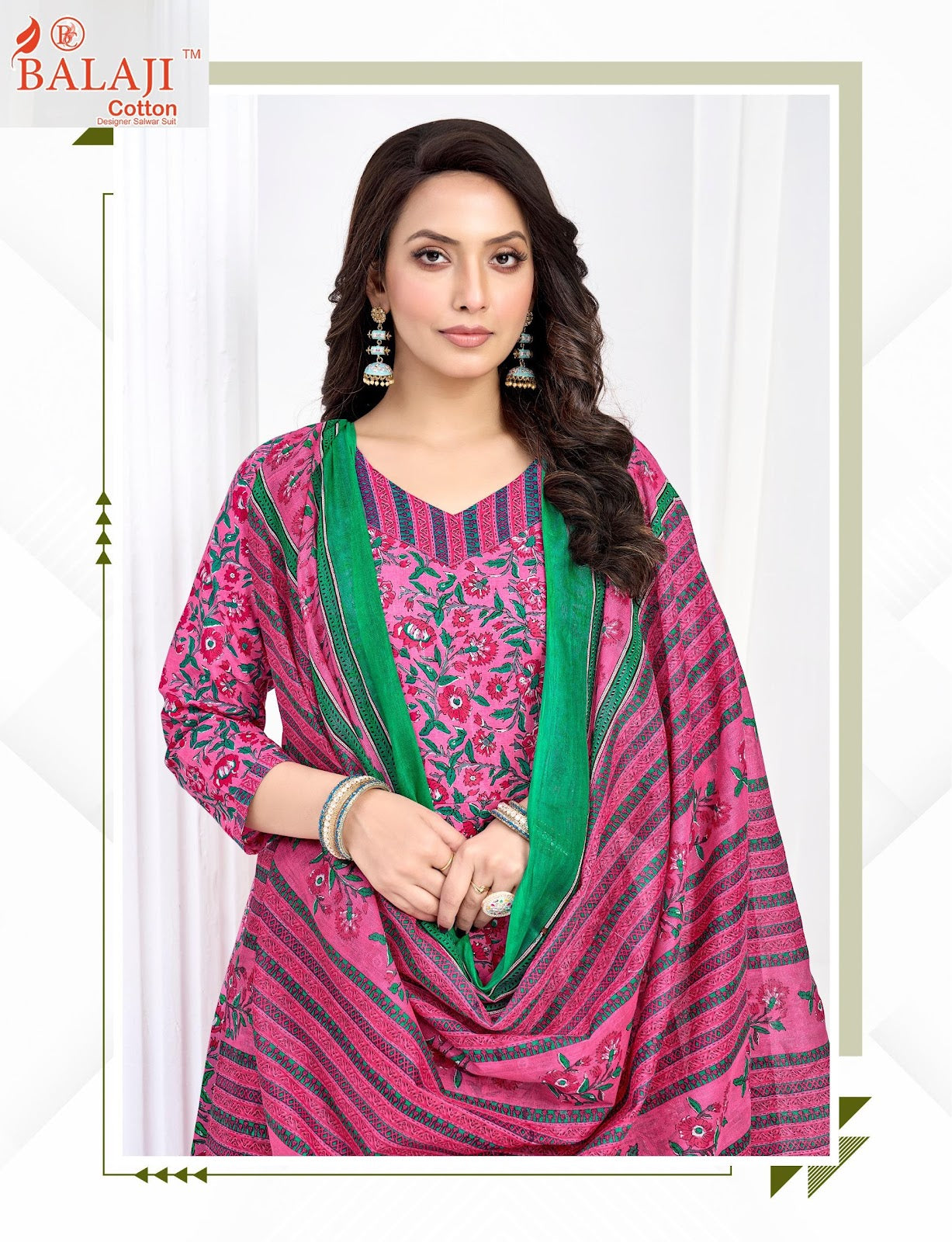 Anarkali Vol 7 Balaji Readymade Cotton Pant Suits Exporter Gujarat