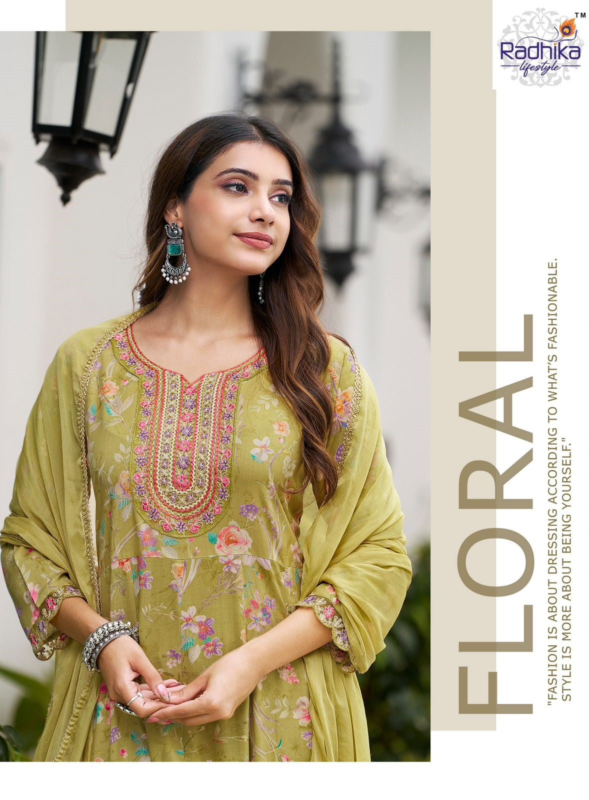 Anarkali Vol 7 Radhika Lifestyle Reyon Readymade Pant Style Suits Exporter