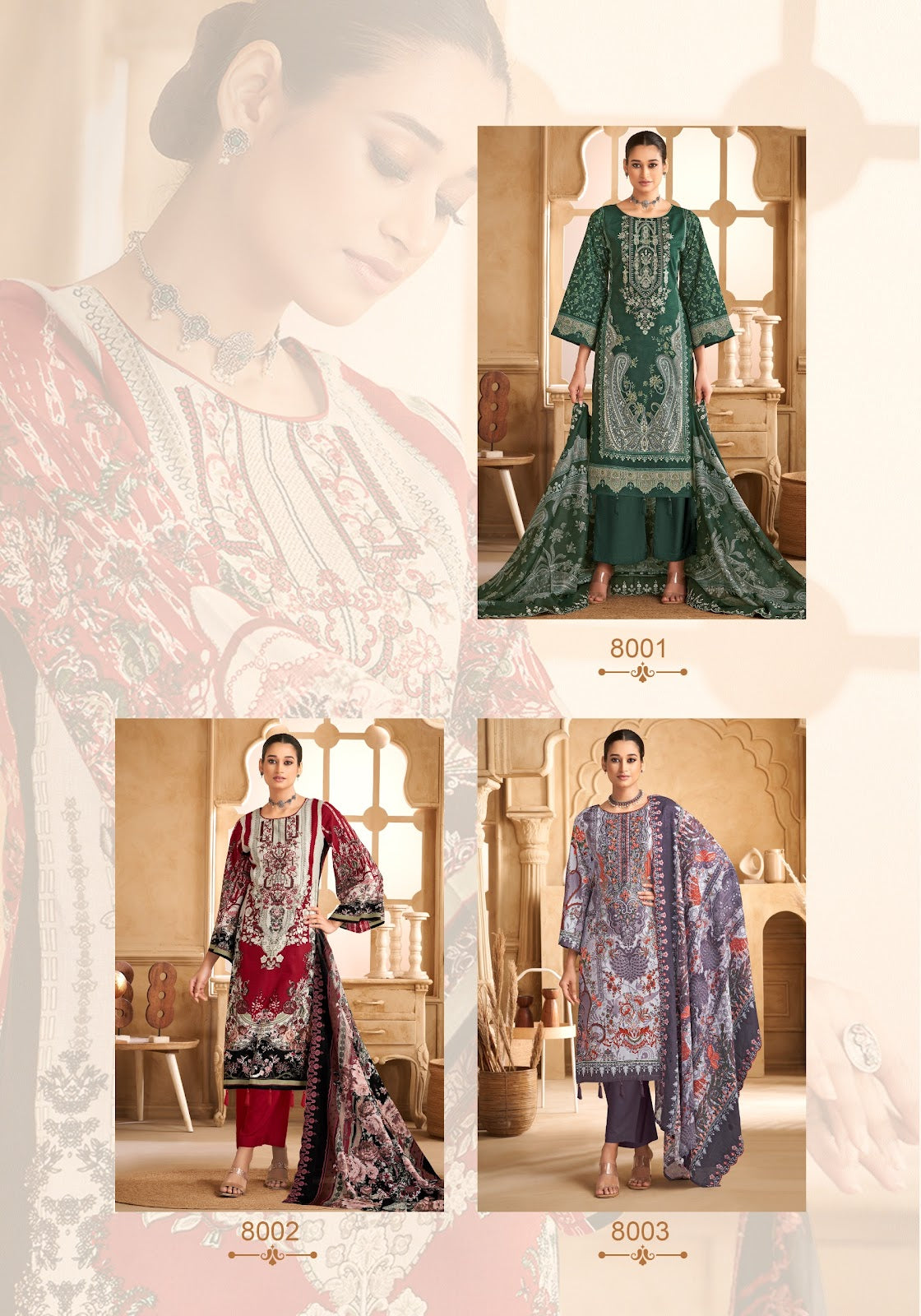 Anarkali Vol 8 Kavyakala Cambric Karachi Salwar Suits Manufacturer Gujarat