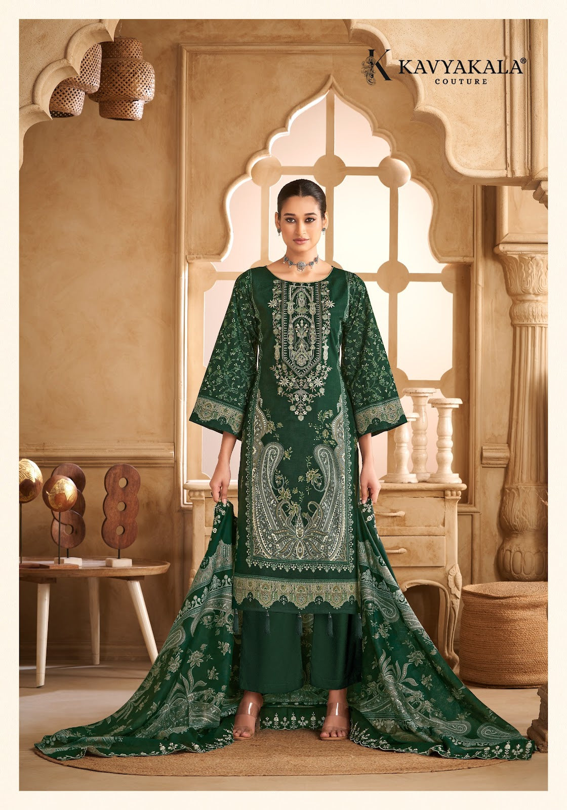 Anarkali Vol 8 Kavyakala Cambric Karachi Salwar Suits Manufacturer Gujarat