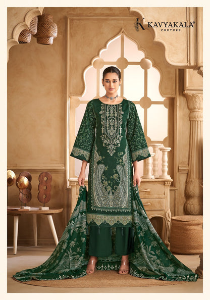 Anarkali Vol 8 Kavyakala Cambric Karachi Salwar Suits Manufacturer Gujarat