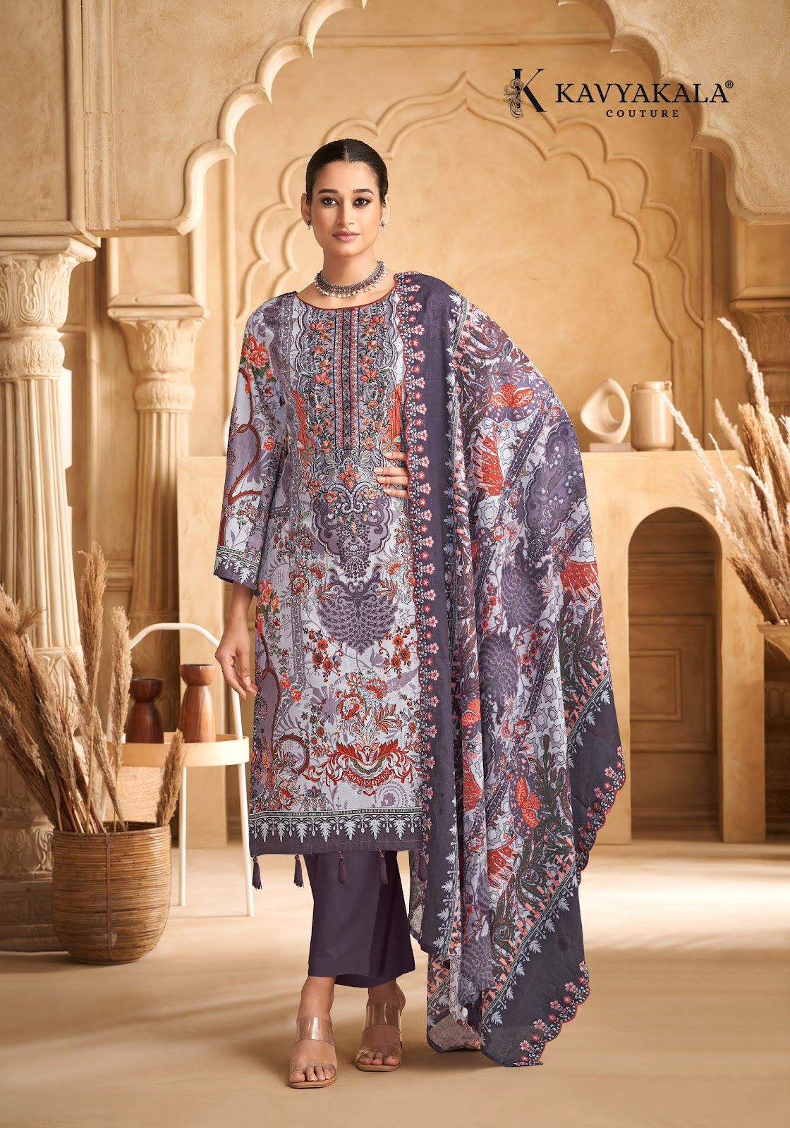 Anarkali Vol 8 Kavyakala Cambric Karachi Salwar Suits Manufacturer Gujarat