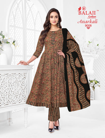 Anarkali Vol 9 Balaji Readymade Cotton Pant Suits Supplier India