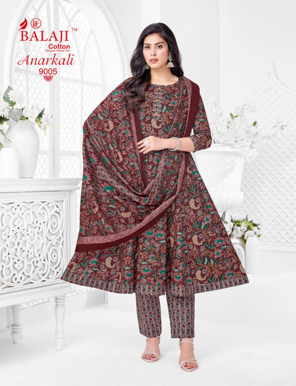 Anarkali Vol 9 Balaji Readymade Cotton Pant Suits Supplier India