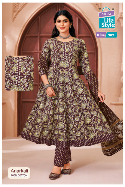 Anarkali Vol 9 Mcm Lifestyle Readymade Pant Style Suits Wholesale