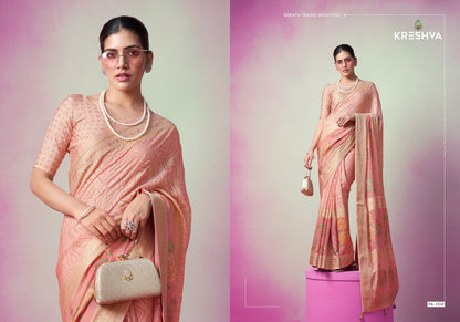 Anasuya 1056 1061 Kreshva Georgette Sarees Supplier Gujarat