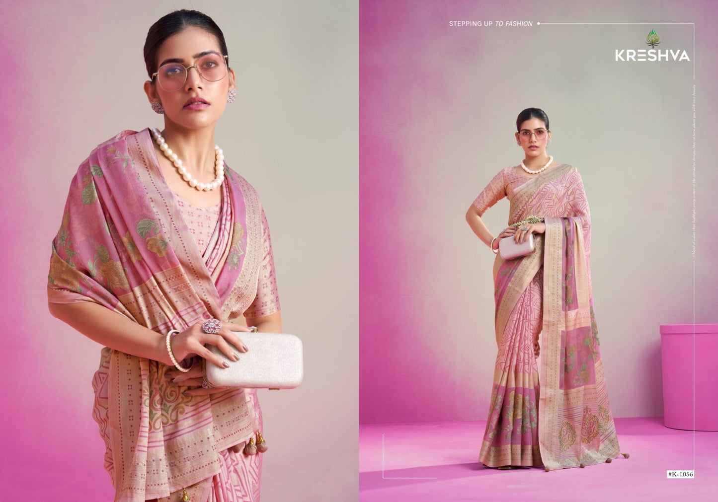 Anasuya 1056 1061 Kreshva Georgette Sarees Supplier Gujarat