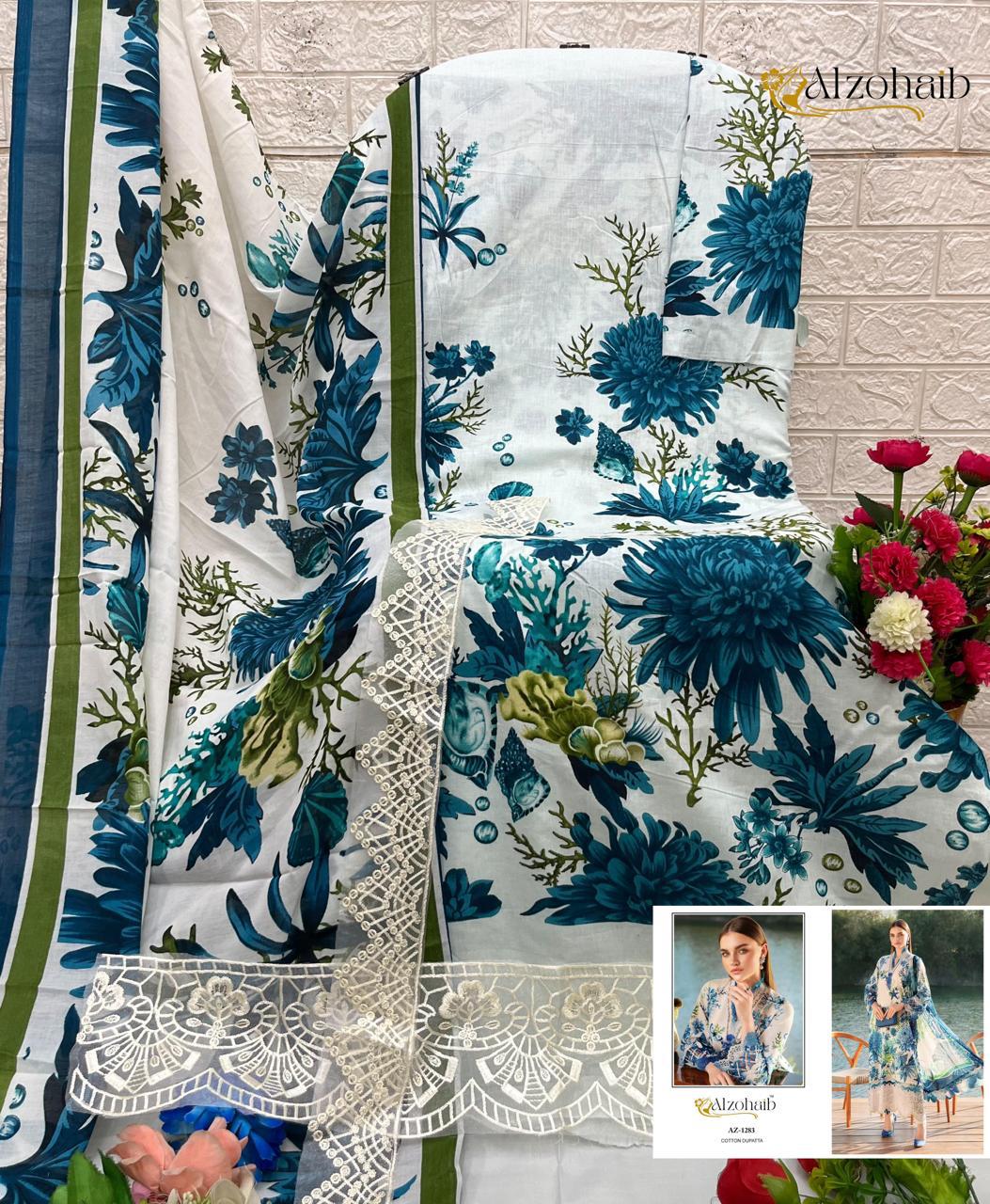 Anaya Al Zohaib Cotton Pakistani Patch Work Suits Wholesale