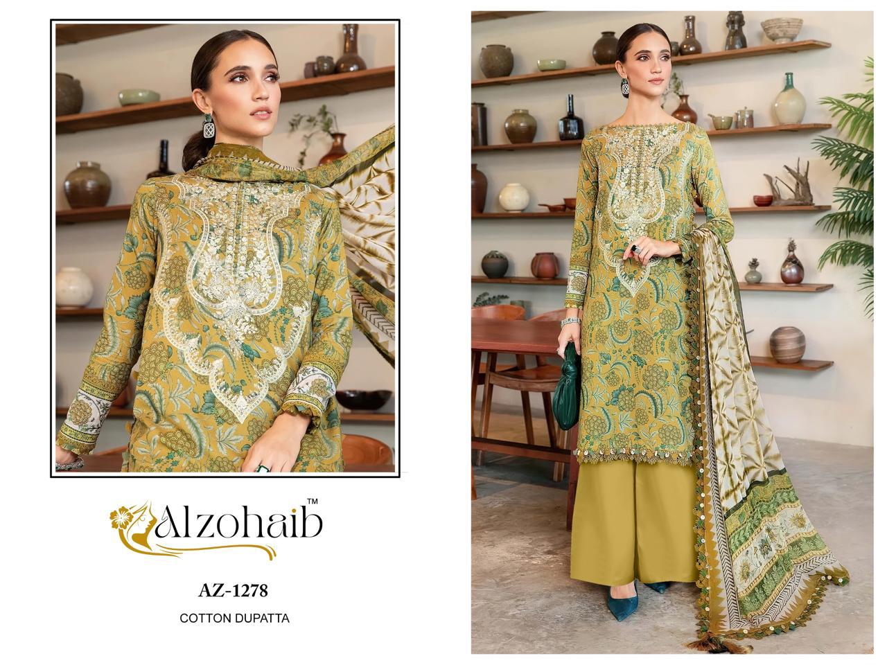 Anaya Al Zohaib Cotton Pakistani Patch Work Suits Wholesale