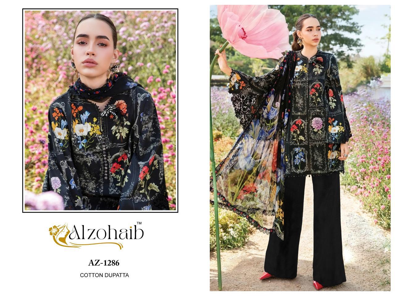 Anaya Al Zohaib Cotton Pakistani Patch Work Suits Wholesale