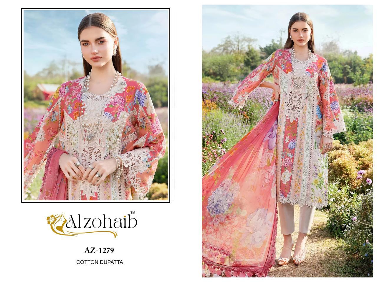 Anaya Al Zohaib Cotton Pakistani Patch Work Suits Wholesale