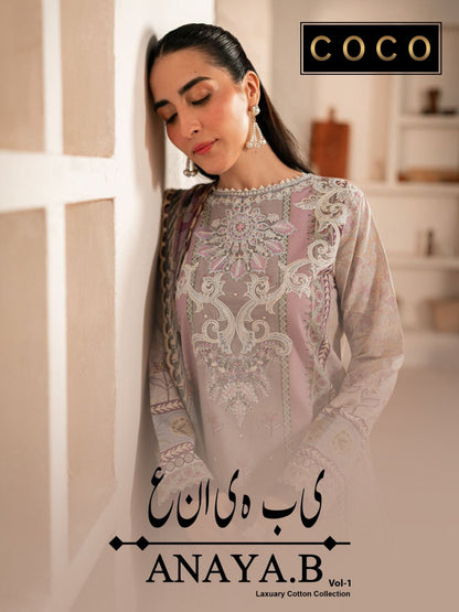 Anaya B Vol 1 Coco Karachi Salwar Suits Supplier India
