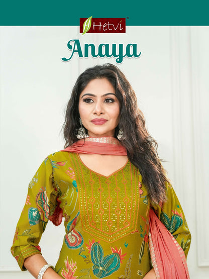 Anaya Hetvi Vertican Readymade Pant Style Suits Wholesale Price