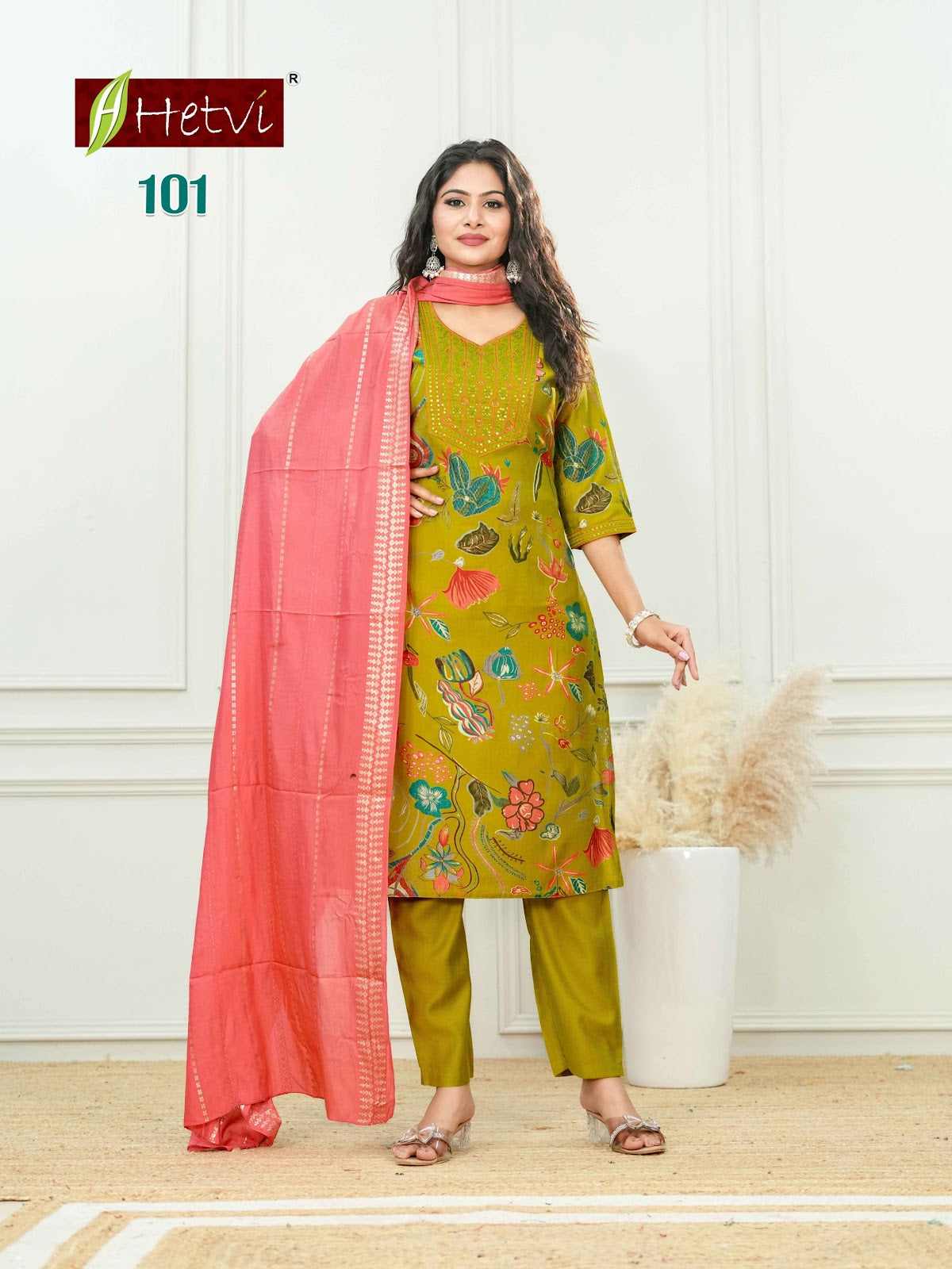 Anaya Hetvi Vertican Readymade Pant Style Suits Wholesale Price