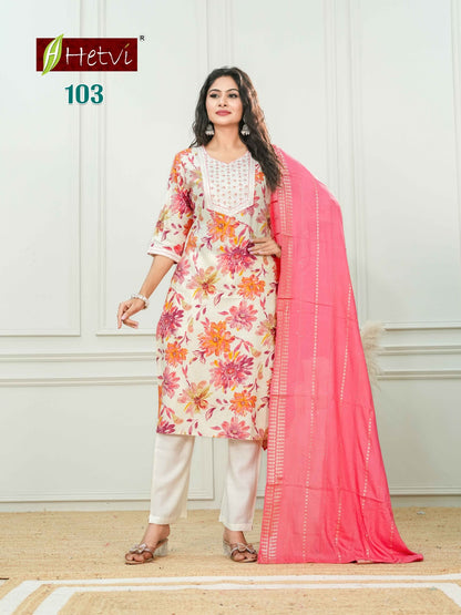 Anaya Hetvi Vertican Readymade Pant Style Suits Wholesale Price