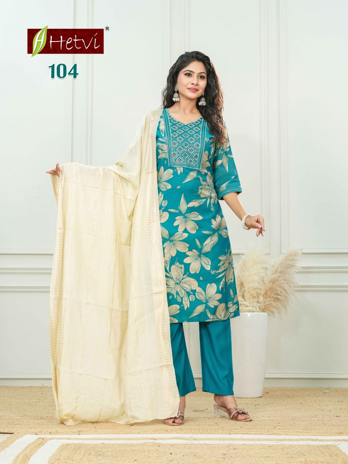 Anaya Hetvi Vertican Readymade Pant Style Suits Wholesale Price