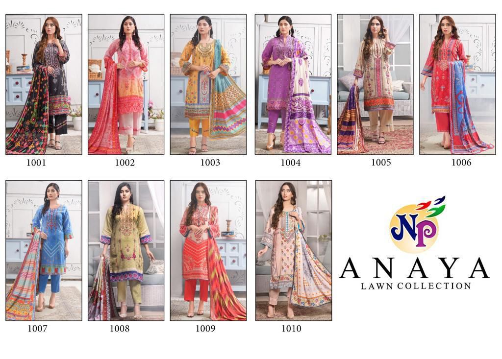 Anaya Np Lawn Cotton Karachi Salwar Suits