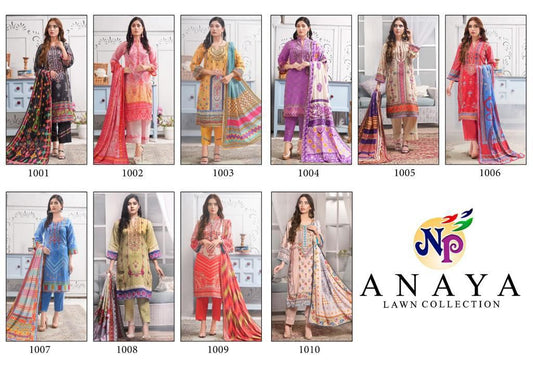 Anaya Np Lawn Cotton Karachi Salwar Suits