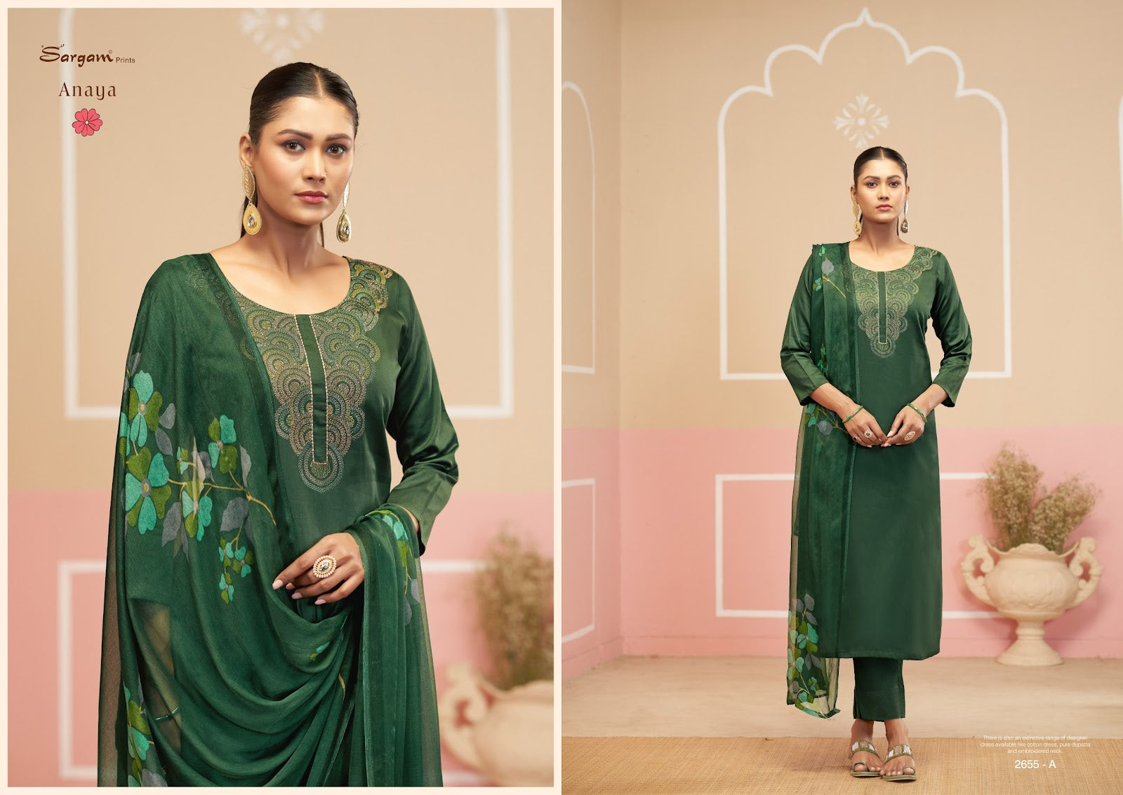 Anaya Sargam Prints Pure Zam Pant Style Suits Supplier Gujarat