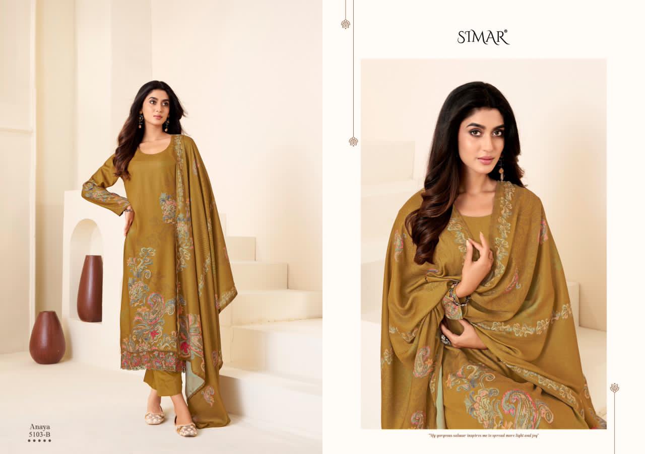 Anaya Simar Pashmina Suits Manufacturer India