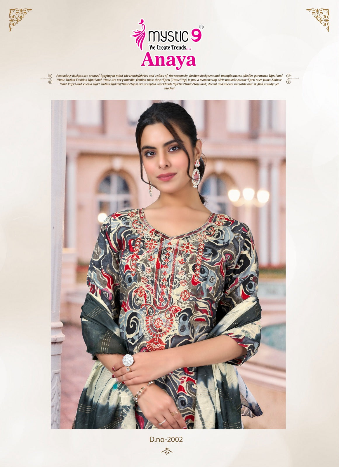 Anaya Vol 2 Mystic 9 Heavy Rayon Readymade Suits Wholesale Rate