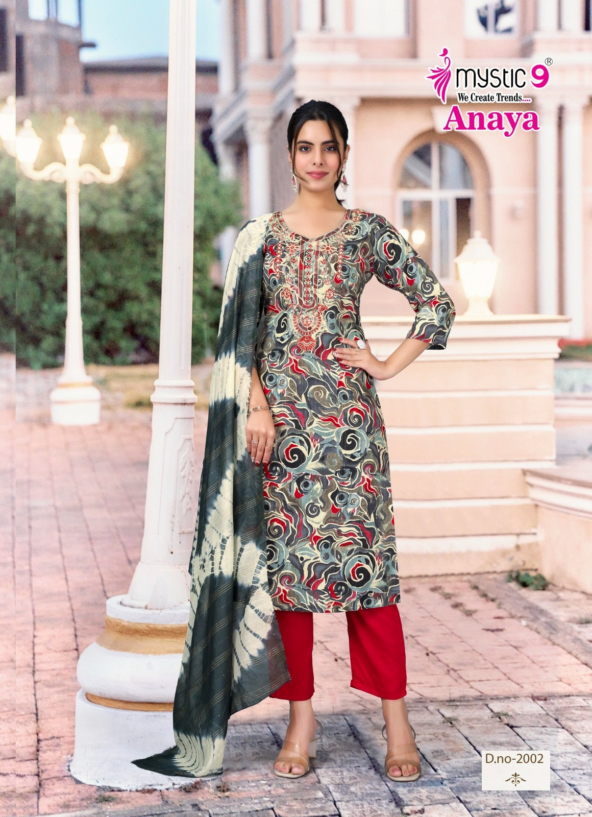 Anaya Vol 2 Mystic 9 Heavy Rayon Readymade Suits Wholesale Rate