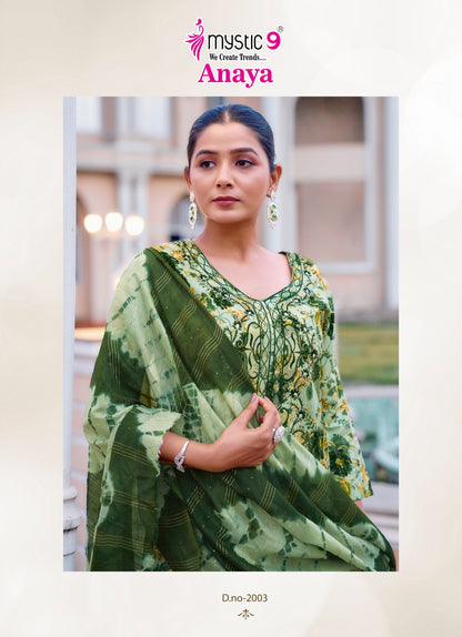 Anaya Vol 2 Mystic 9 Heavy Rayon Readymade Suits Wholesale Rate