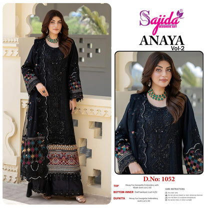 Anaya Vol 2 Sajida Georgette Pakistani Salwar Suits Manufacturer