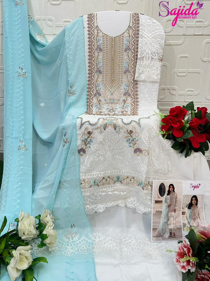 Anaya Vol 6 Sajida Georgette Pakistani Salwar Suits Wholesaler Gujarat