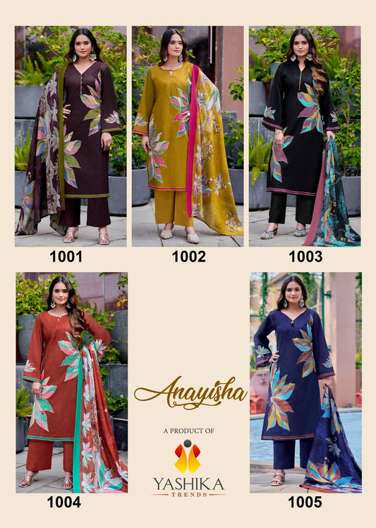 Anayisha Yashika Trends Cotton Karachi Salwar Suits Wholesaler