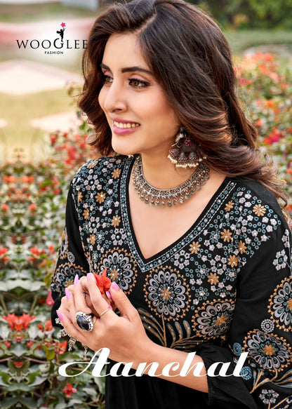 Aanchal Wooglee Heavy Rayon One Piece Manufacturer