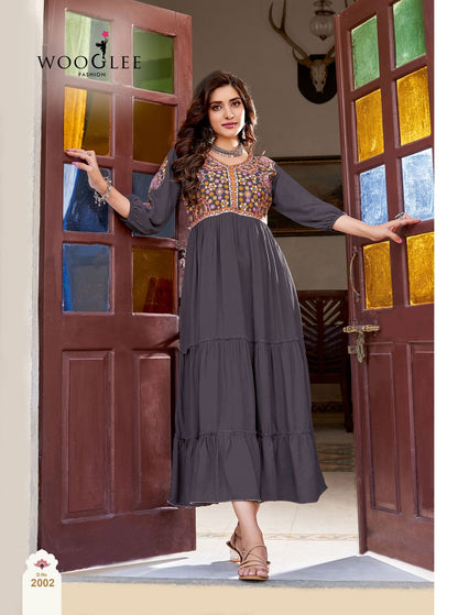 Aanchal Wooglee Heavy Rayon One Piece Manufacturer
