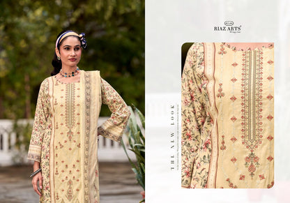 Andaaz Riaz Art Cambric Lawn Karachi Salwar Suits Wholesaler Ahmedabad