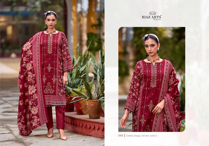 Andaaz Riaz Art Cambric Lawn Karachi Salwar Suits Wholesaler Ahmedabad