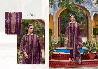 Andaaz Riaz Art Cambric Lawn Karachi Salwar Suits Wholesaler Ahmedabad