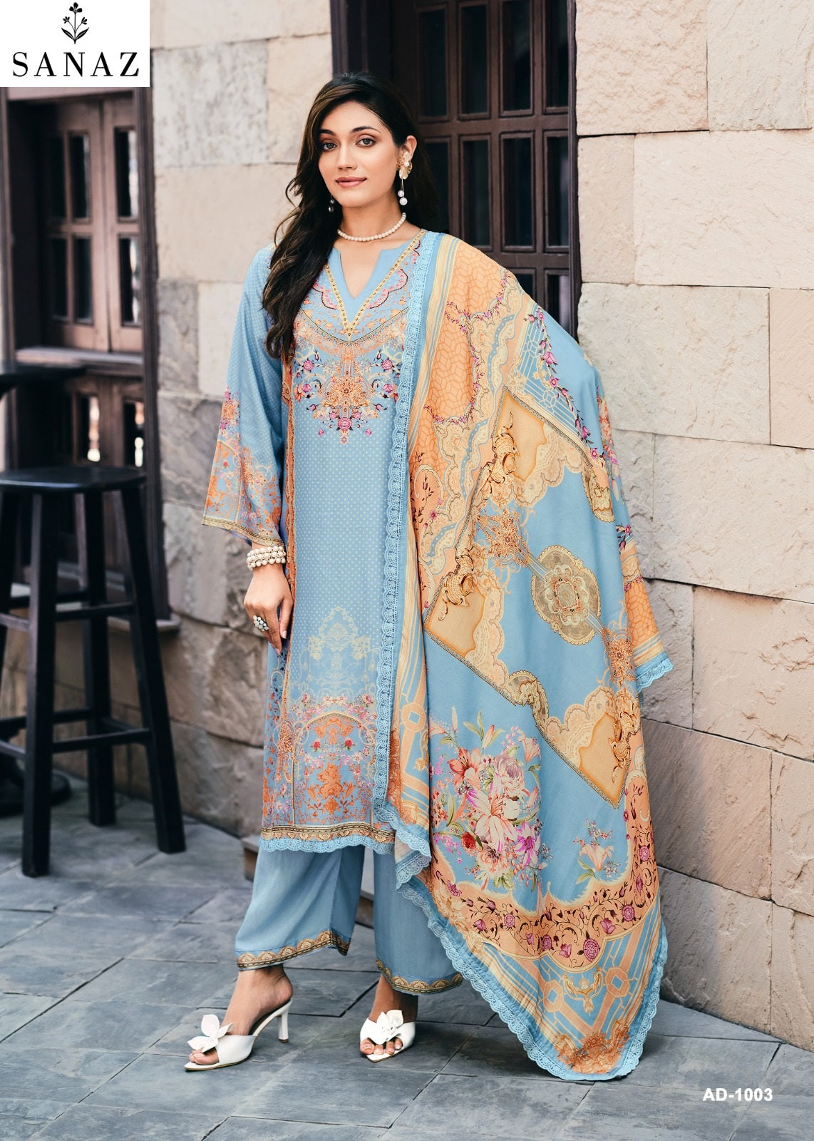 Andaaz Sanaz Viscose Pashmina Suits Manufacturer Gujarat