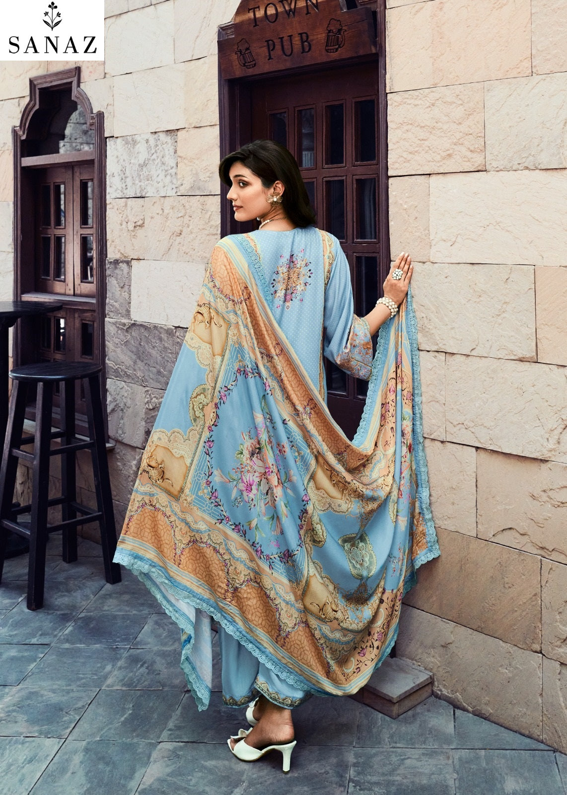 Andaaz Sanaz Viscose Pashmina Suits Manufacturer Gujarat