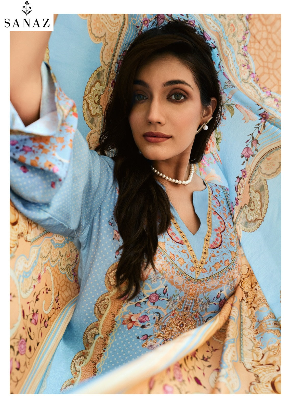 Andaaz Sanaz Viscose Pashmina Suits Manufacturer Gujarat