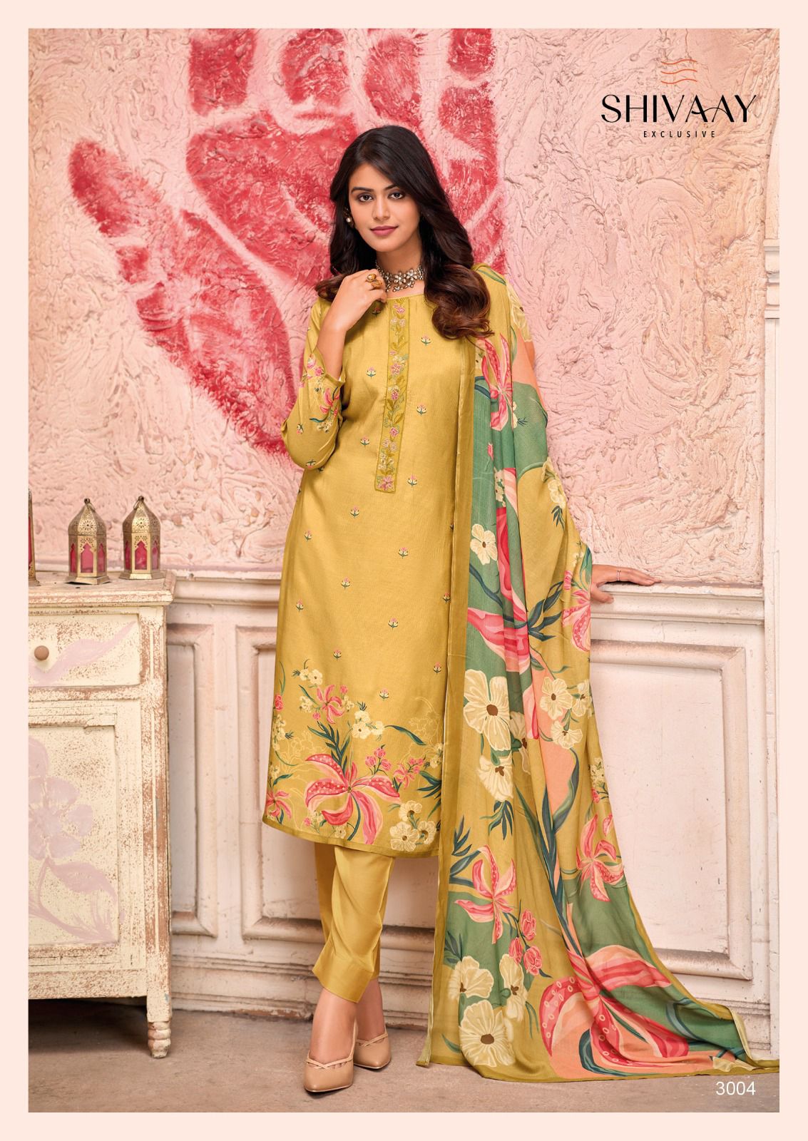 Andaaz Shivaay Viscose Muslin Pant Style Suits Wholesale Price