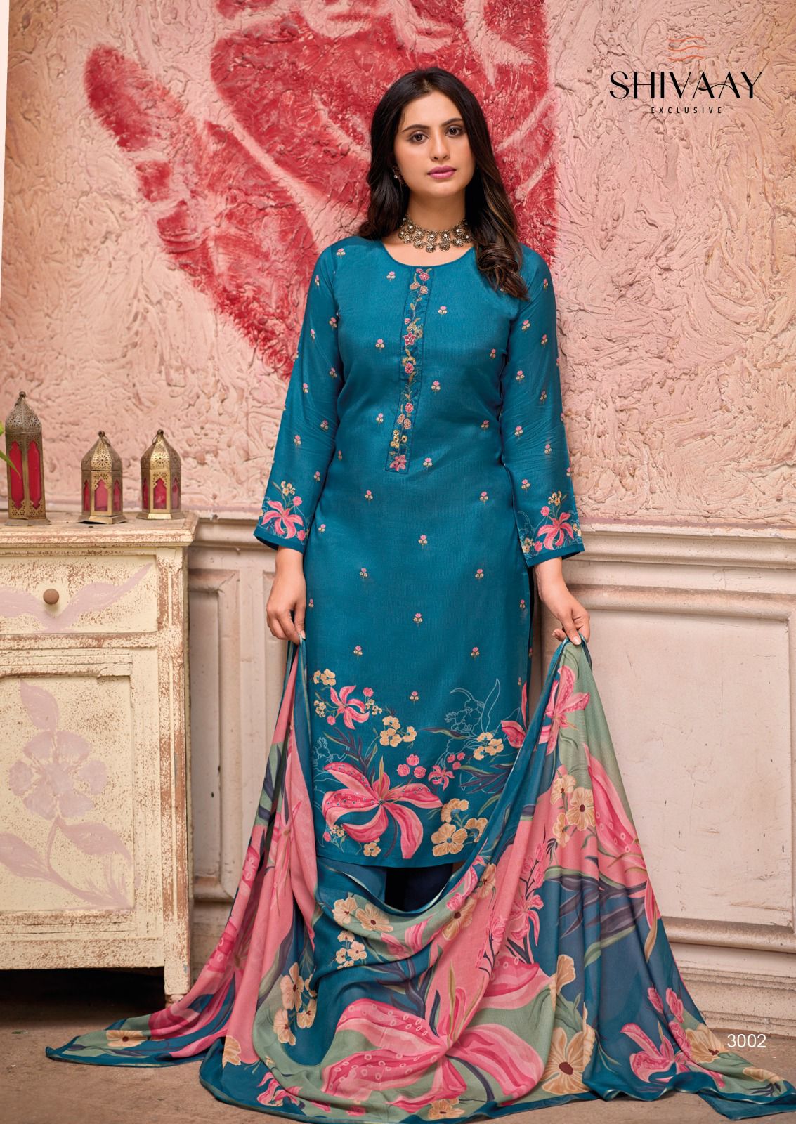 Andaaz Shivaay Viscose Muslin Pant Style Suits Wholesale Price