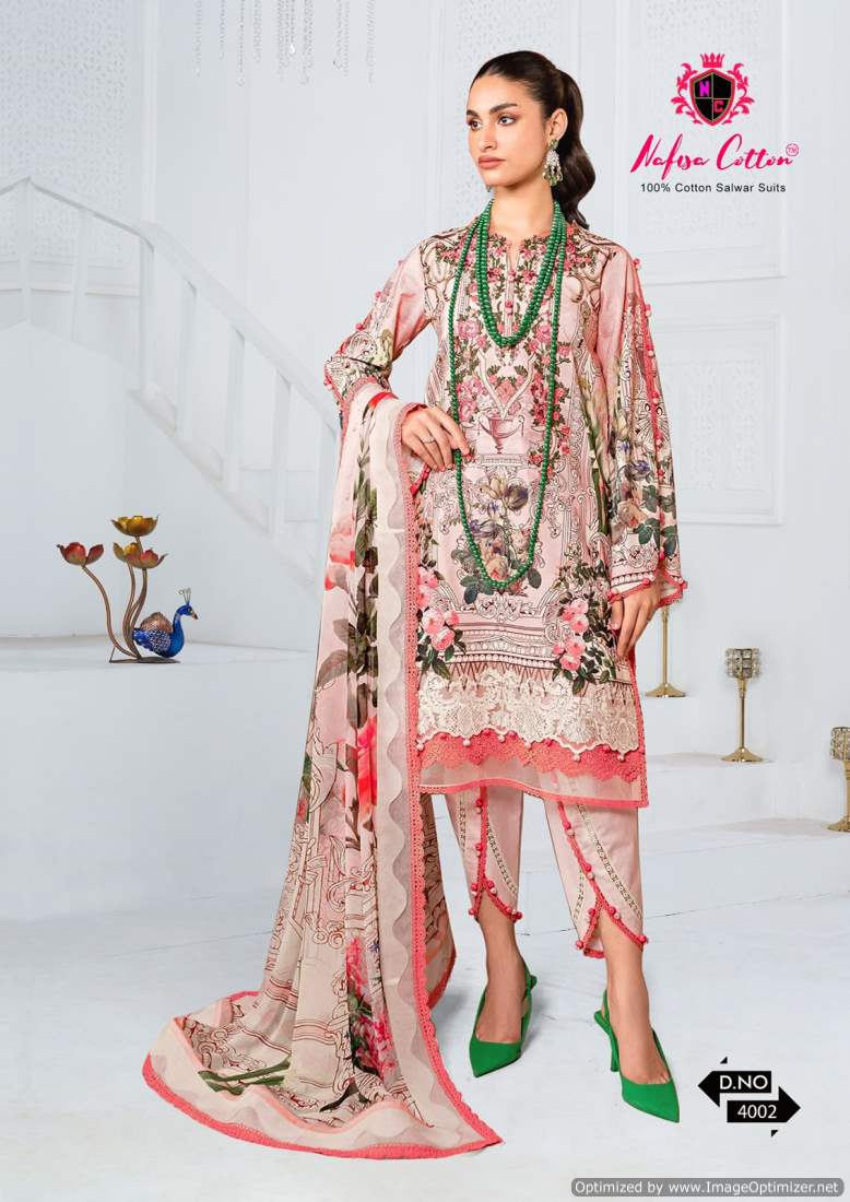 Andaaz Vol 4 Nafisa Cotton Soft Cotton Karachi Salwar Suits