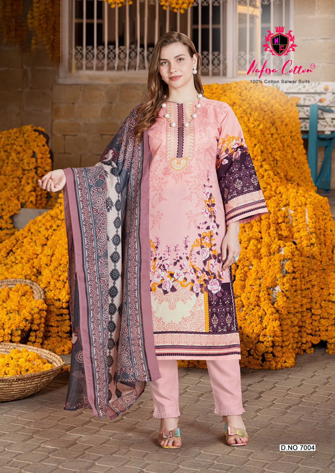 Andaaz Vol 7 Nafisa Cotton Karachi Salwar Suits Wholesale Price