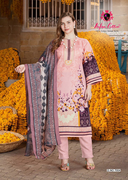 Andaaz Vol 7 Nafisa Cotton Karachi Salwar Suits Wholesale Price