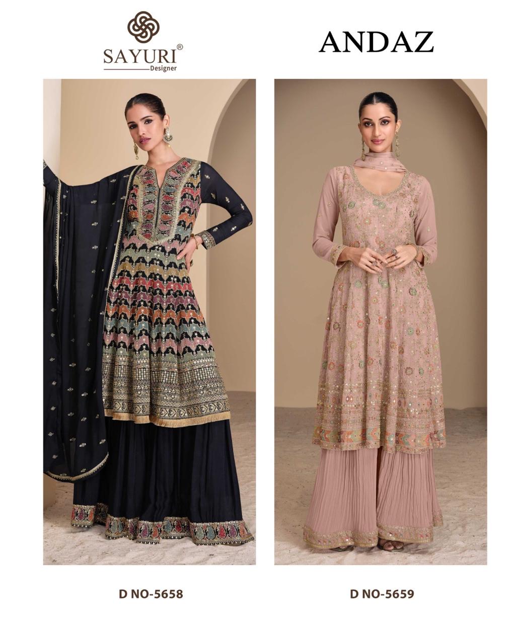 Andaz Sayuri Georgette Readymade Suits Exporter