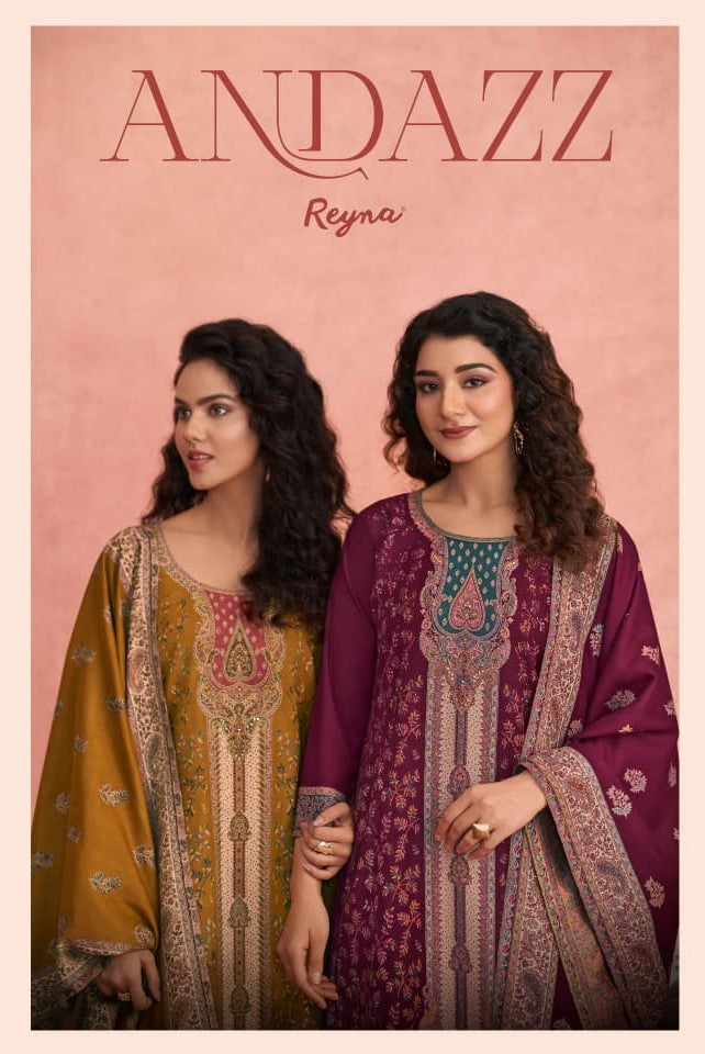 Andazz Reyna Pashmina Suits Wholesale Price