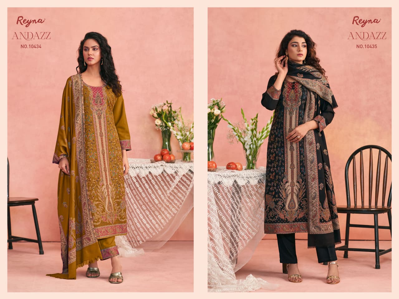 Andazz Reyna Pashmina Suits Wholesale Price