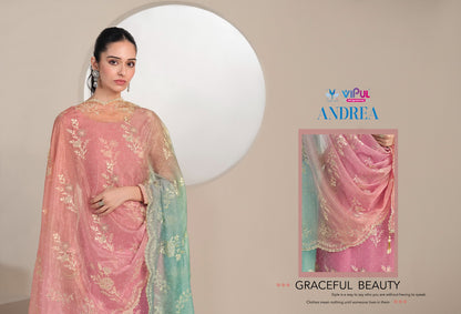 Andera Vipul Organza Pant Style Suits Supplier India