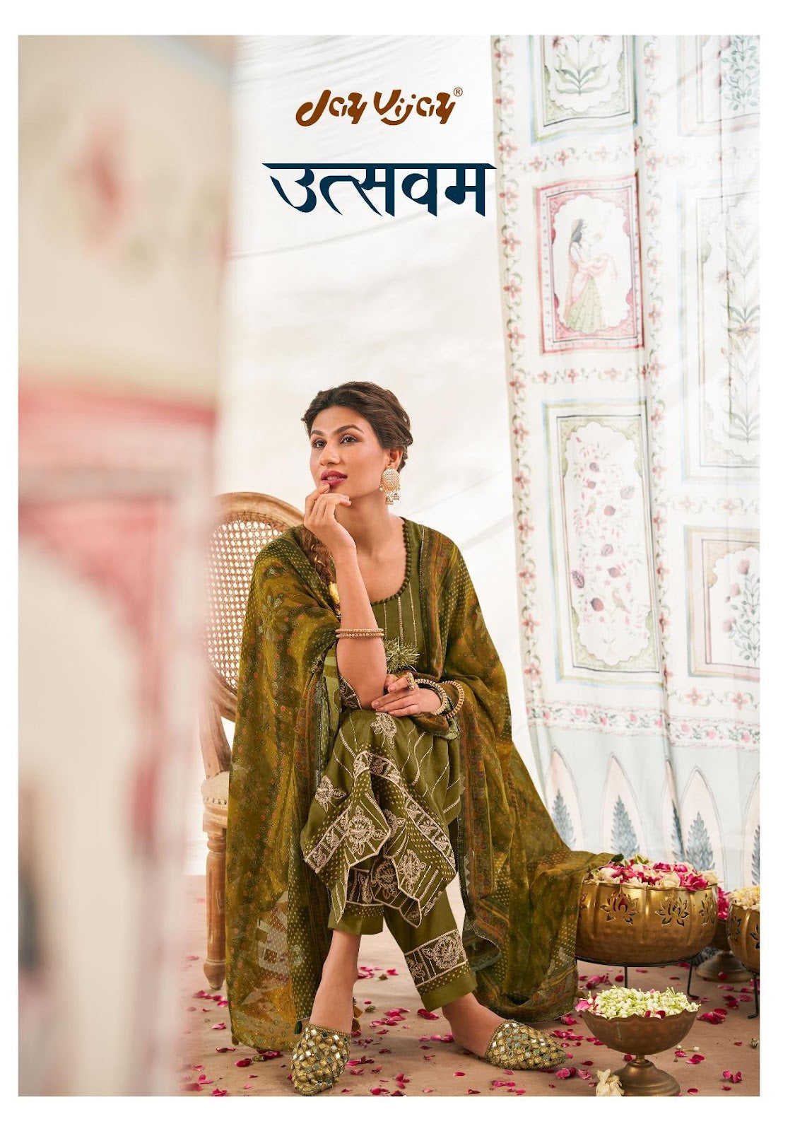 Utsvam Jay Vijay Pure Bemberg Pant Style Suits Exporter Gujarat